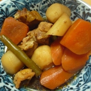 我が家の煮物〜鶏肉と根菜〜*